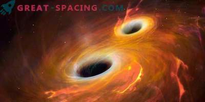 Wat gebeurt er als twee zwarte gaten in botsing komen