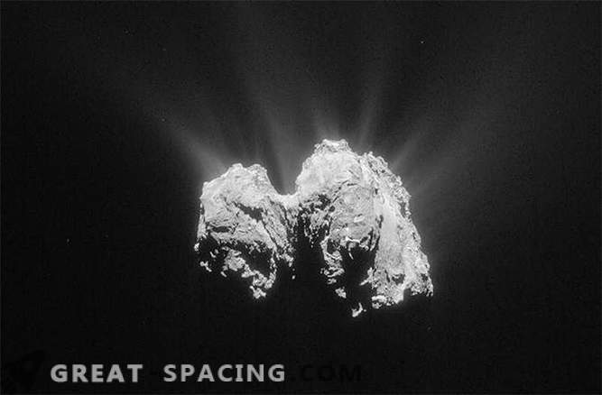 A espaçonave de Phil, localizada em um cometa, entrou em contato com a Rosetta