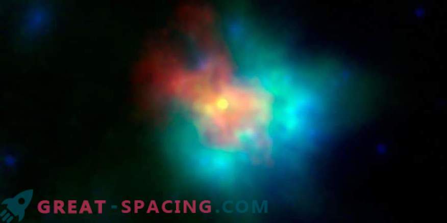 Imagem multivariada do remanescente da supernova