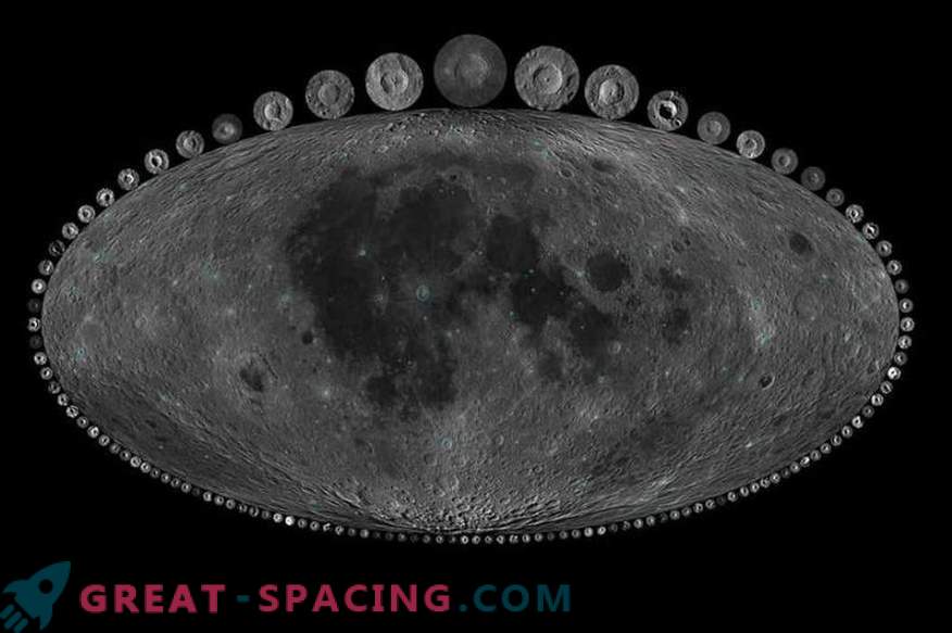 O que as crateras podem dizer na lua