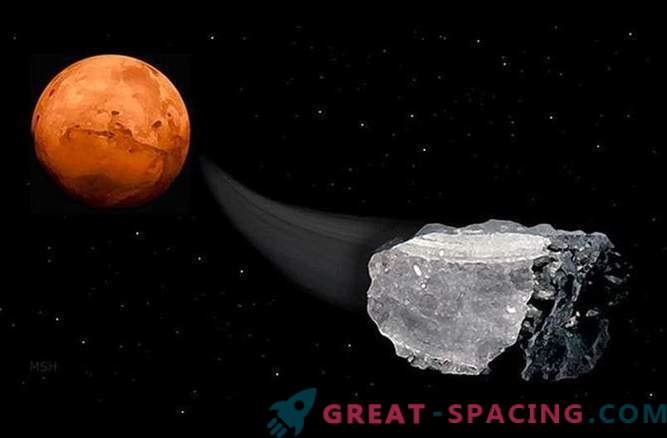 Poderia haver metano no meteorito marciano uma sugestão da presença de vida?