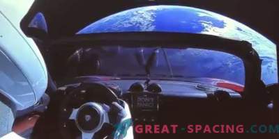 Vídeo incrível do carro da Tesla lançado no espaço