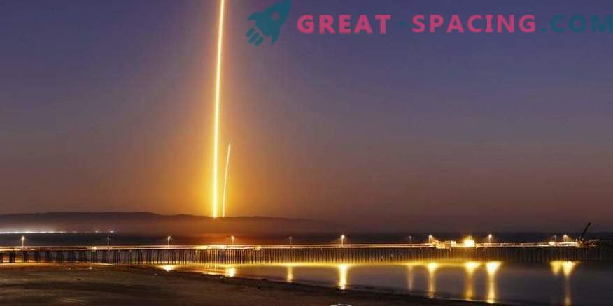 Lançamento bem-sucedido do satélite e pouso do foguete SpaceX