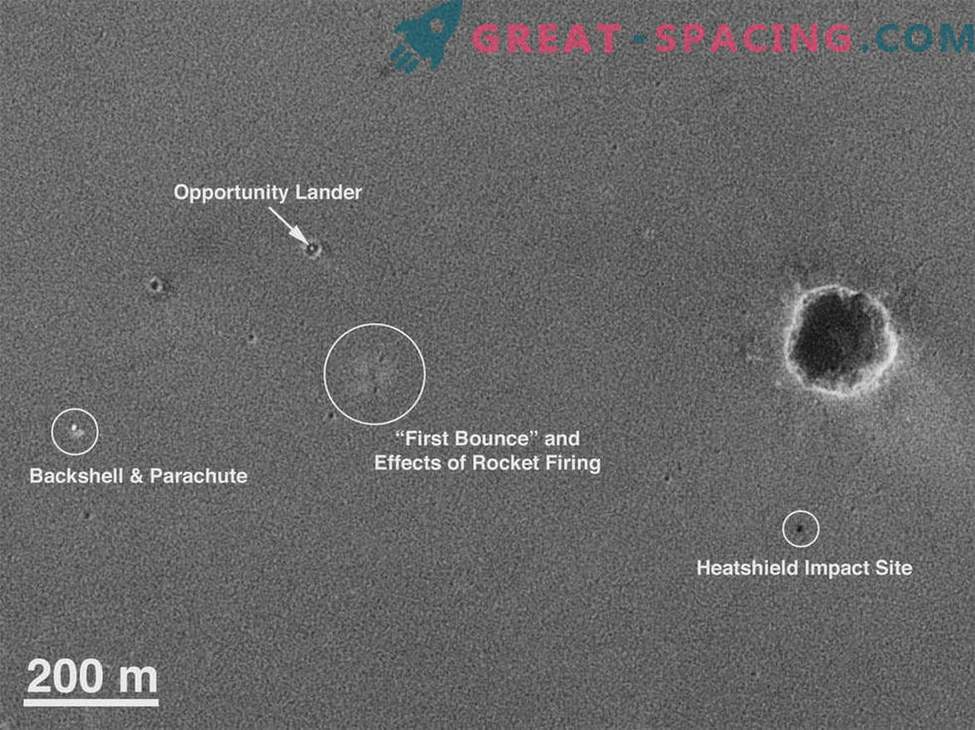 Horários em que um satélite da NASA espionou robôs marcianos