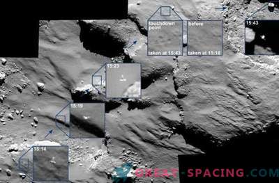 Rosetta captura a viagem de Phil em um cometa