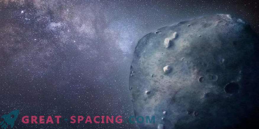 Comportamento misterioso de um raro asteroide azul
