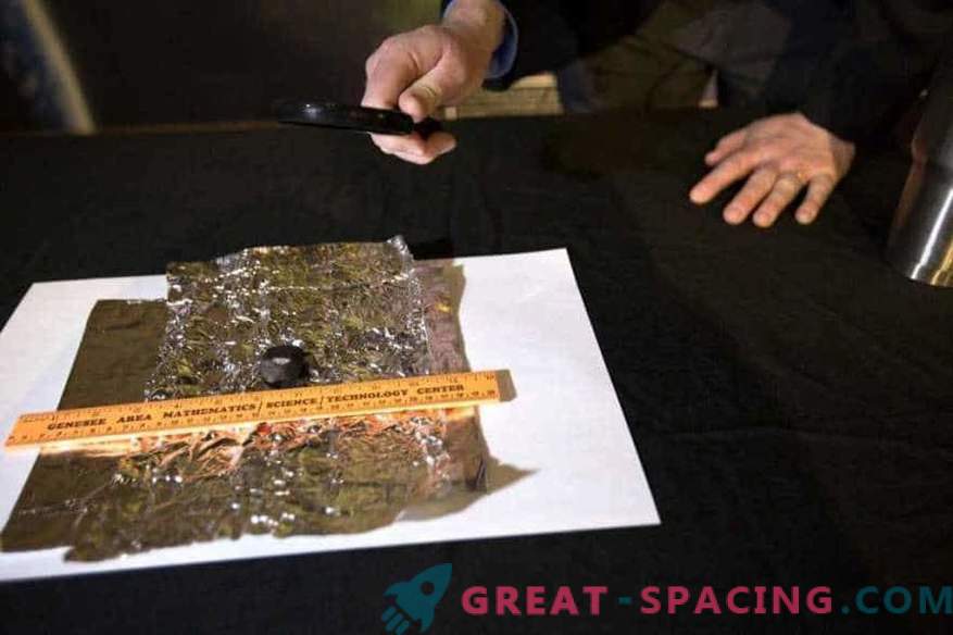 Encontrou os primeiros fragmentos de um meteorito de Michigan