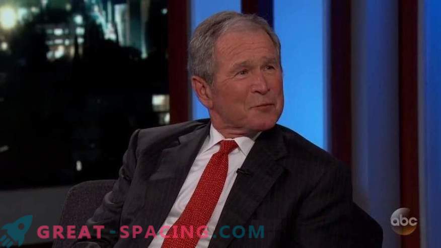 George W. Bush não divulgou informações sobre objetos não identificados. Entrevista com Jimmy Kimmel