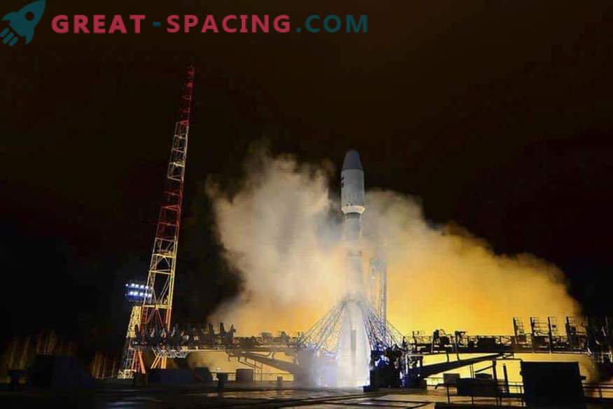 foguete russo lançou satélite em órbita