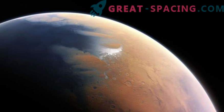 Um lago líquido se esconde sob a crosta de gelo de Marte