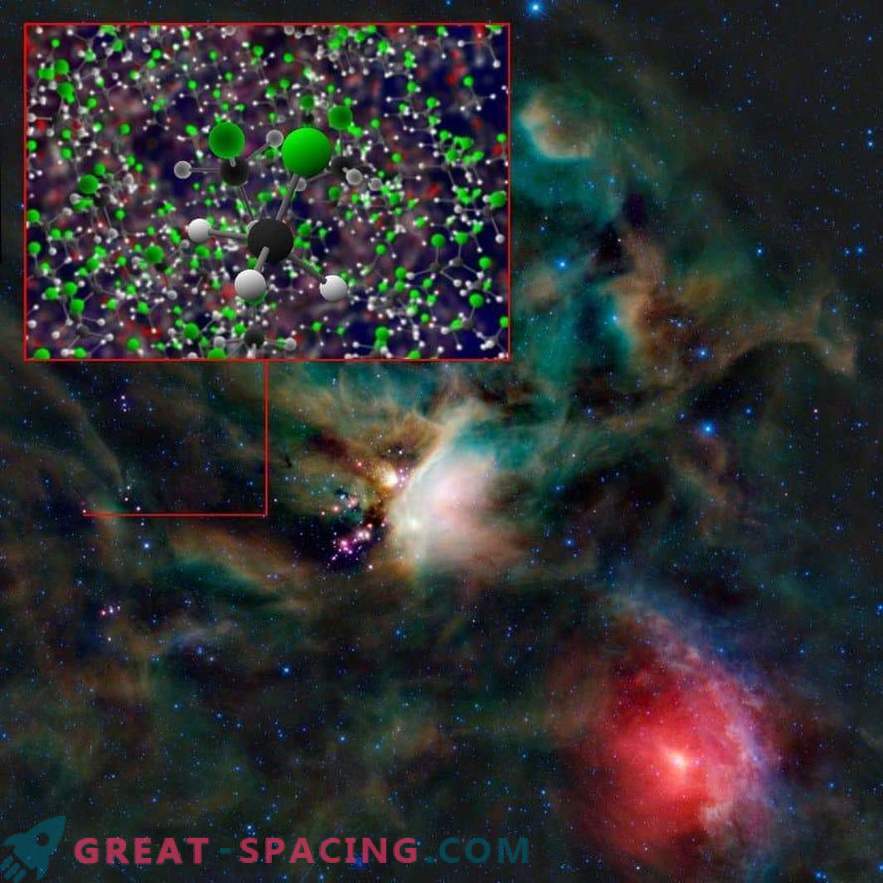 Encontrou traços de cloreto de metila em torno de estrelas recém-nascidas e cometas próximos