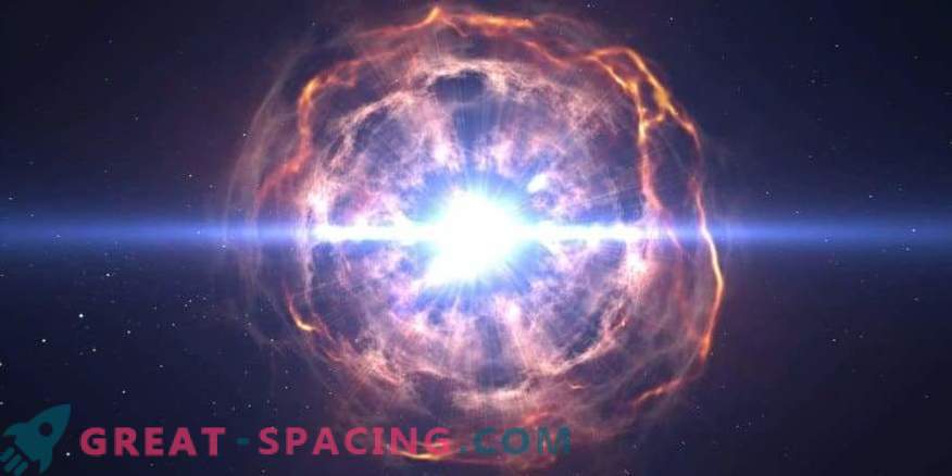 A estrela foi destruída por um flash de supernova