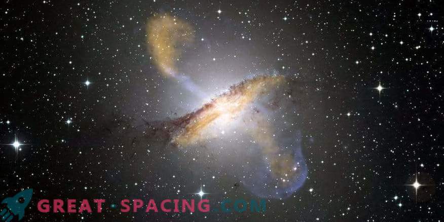 Física estranha de jatos de buraco negro supermassivos