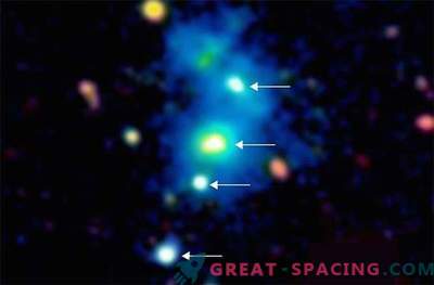 A aparência surpreendente de um quarteto de quasares pode ser explicada