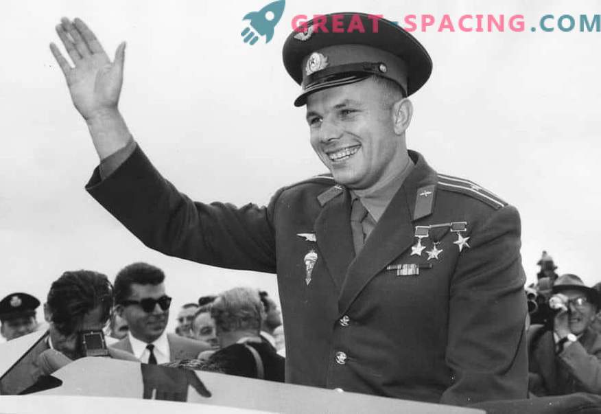 Yuri Gagarin voou para o espaço