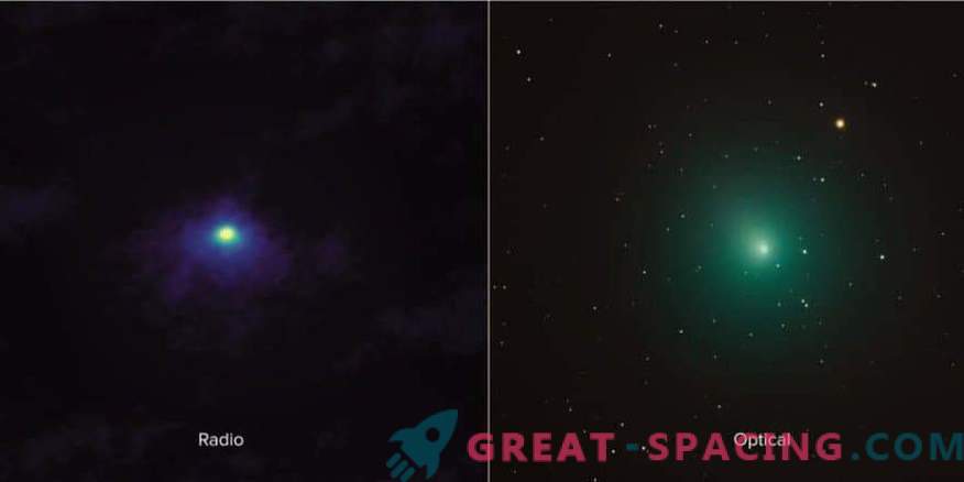Close do Cometa 46P / Virtanen do ALMA