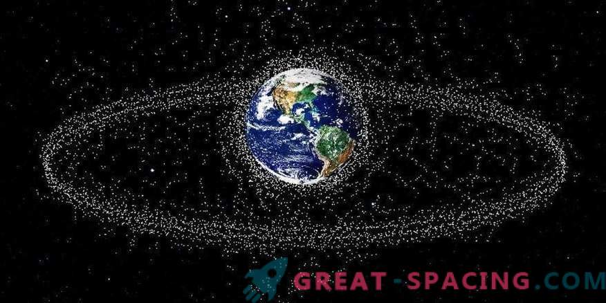 Os detritos espaciais estão chegando! Novo mapa de objetos na órbita próxima da Terra