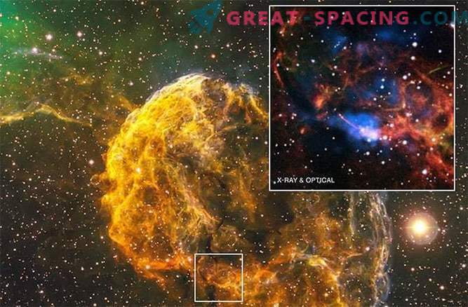 O pulsar e a nebulosa misteriosos nascem de uma supernova