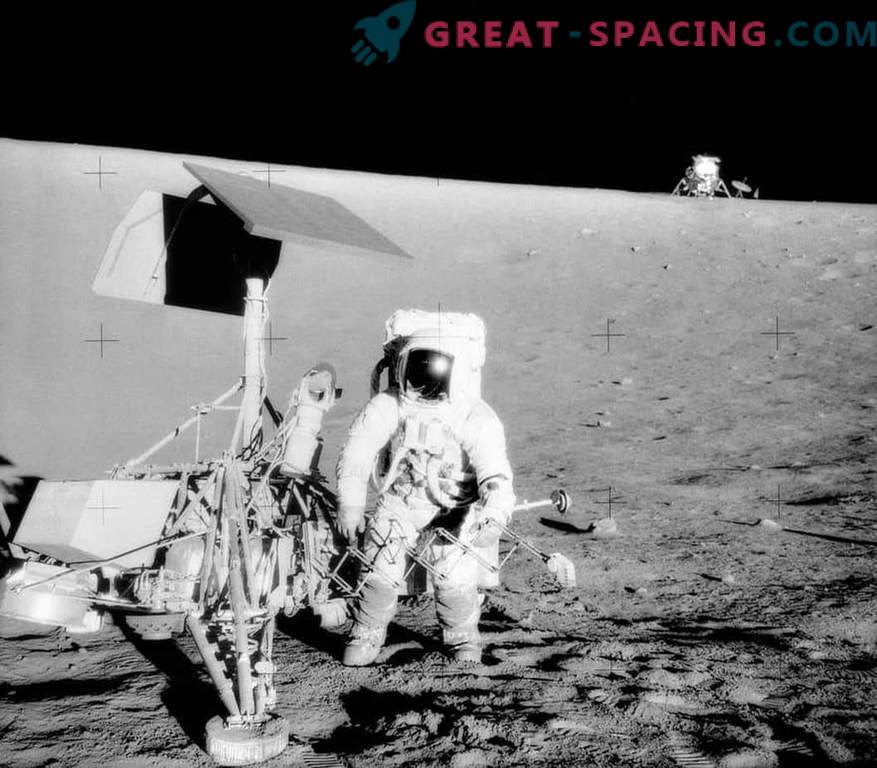 A tripulação da Apollo-12 encontrou um dos primeiros veículos lançados para a Lua durante o desembarque