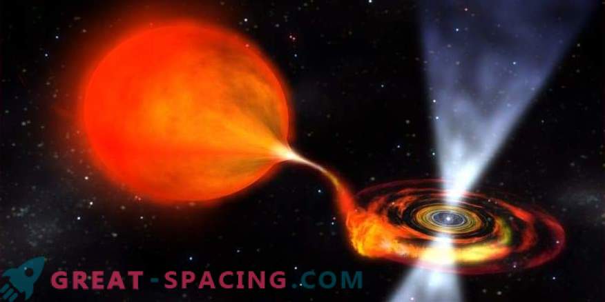 O disco de acreção de estrelas duplas de raios X é dotado de uma atmosfera estendida.