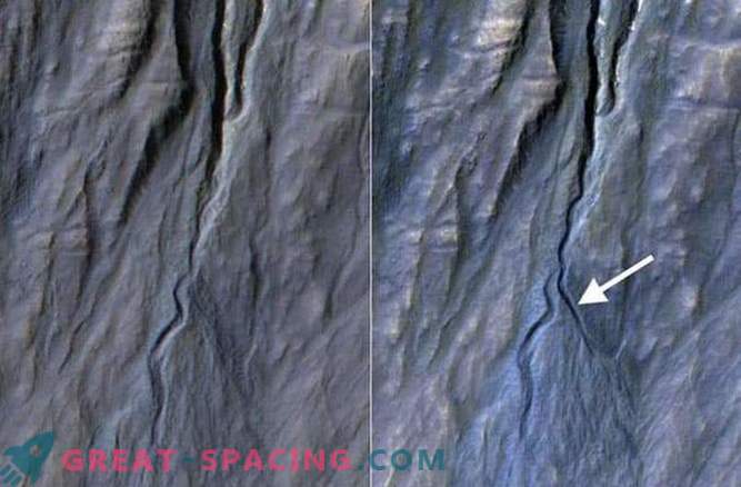Um novo barranco foi descoberto em Marte