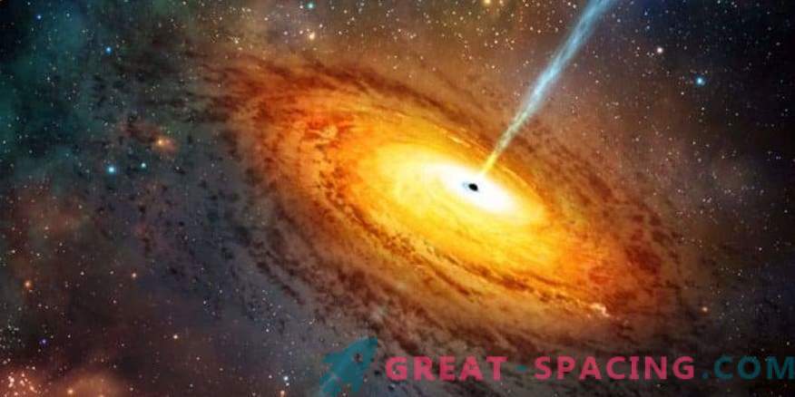 Buracos negros de pequenas galáxias podem criar raios gama
