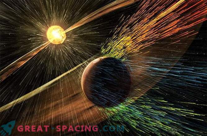 O sol empurrará toda a atmosfera marciana para o espaço exterior