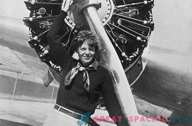 A cratera lunar escondida tem o nome de Amelia Earhart