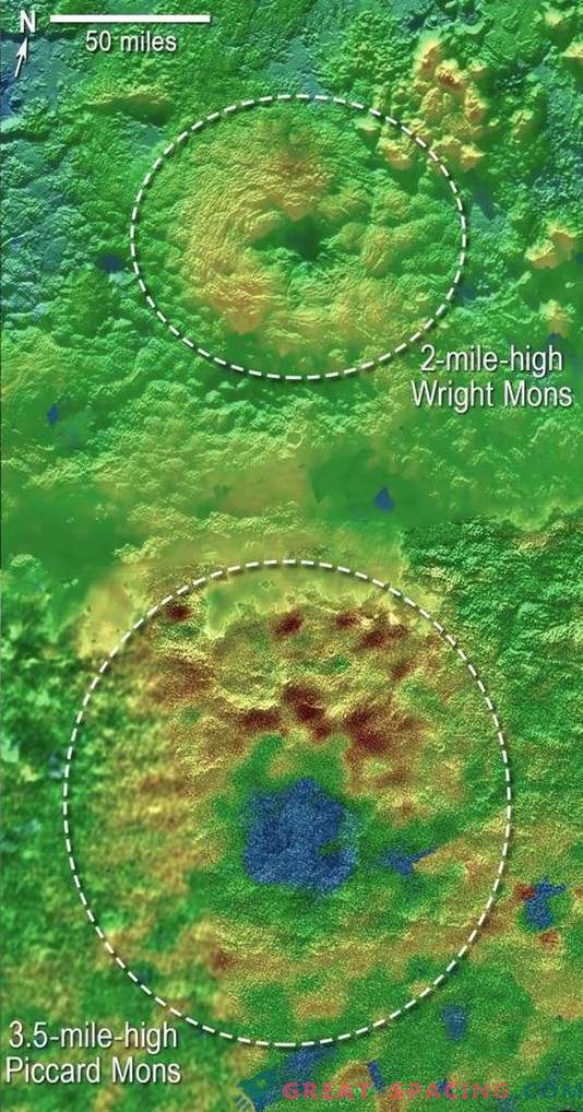 Montanhas estranhas em Plutão podem ser vulcões de gelo