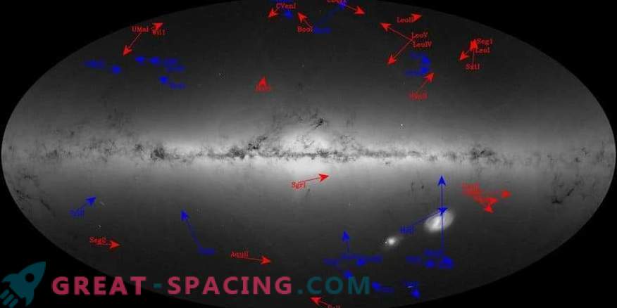 Galáxias dançantes ao redor da Via Láctea