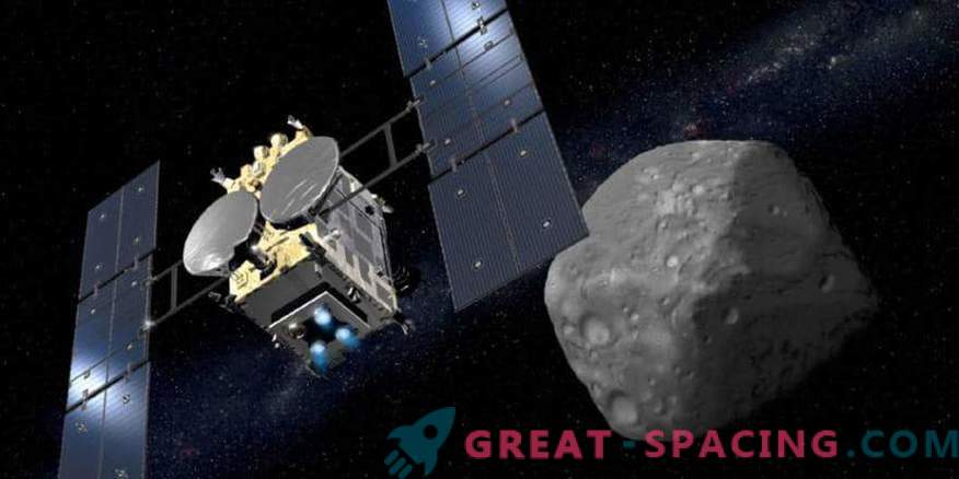 A Hayabusa-2 tentará extrair a primeira amostra de asteróides no próximo mês.