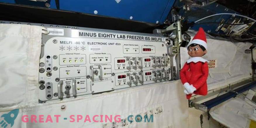 Elfo na Estação Espacial Internacional