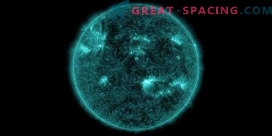 NASA captura pulsos de flash no sol e na terra