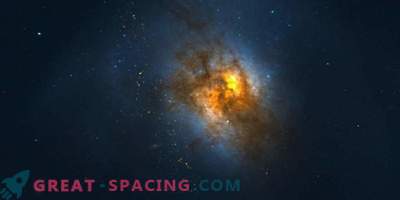 Ultrahelder infrarood-melkwegstelsel toont een sterke uitstroom van geïoniseerd gas