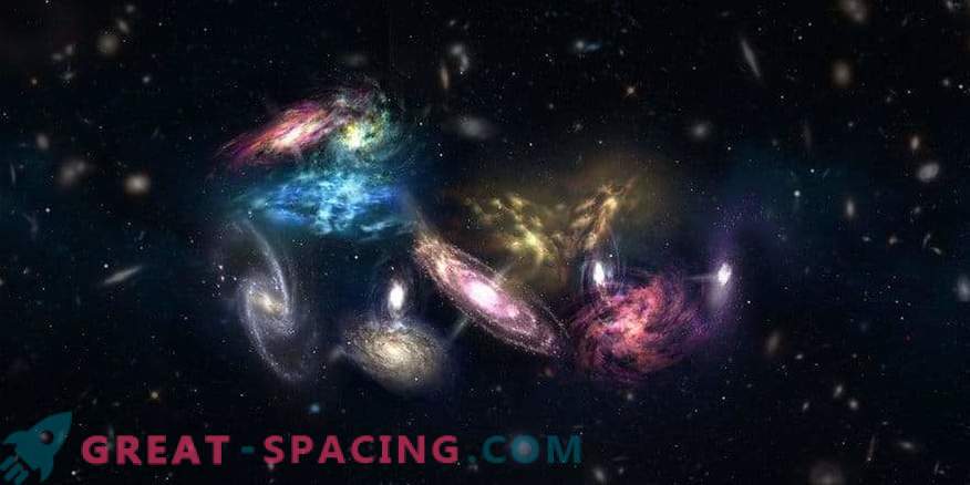 Cientistas capturaram uma enorme fusão de galáxias no início do Universo
