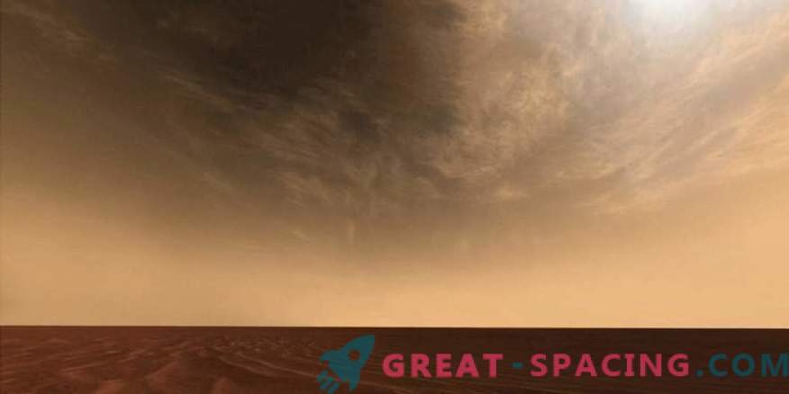 Mars-Express explorando nuvens de alta altitude
