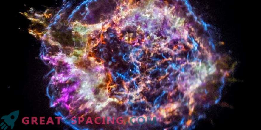 Chandra revela a natureza elementar da Cassiopéia A