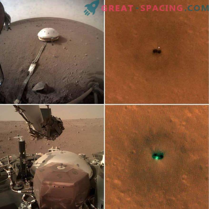 Novas fotos do InSight Martian Apparatus