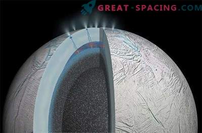 Enceladus tem potencial para a formação da atividade hidrotermal da vida