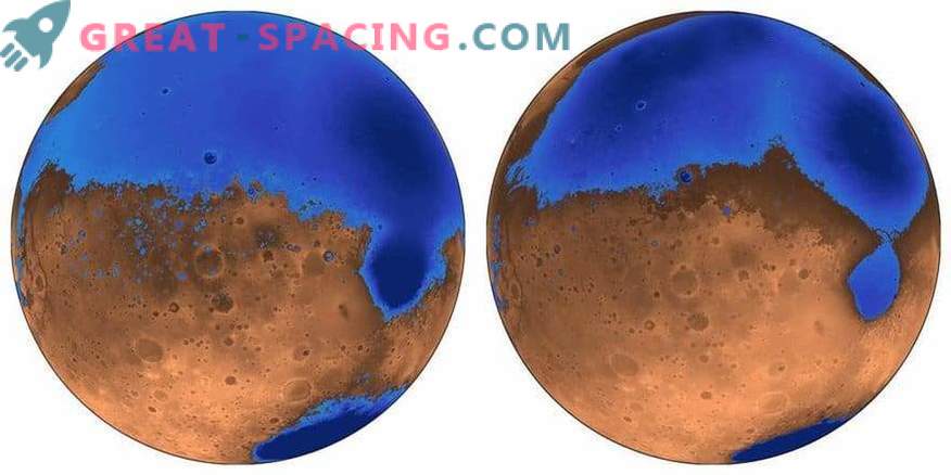 Oceanos marcianos podem se formar cedo