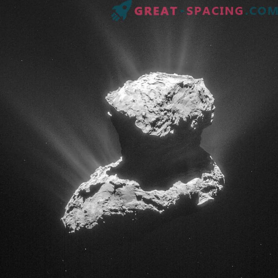 Rosetta continuă să studieze cometa 67P / Churyumov-Gerasimenko