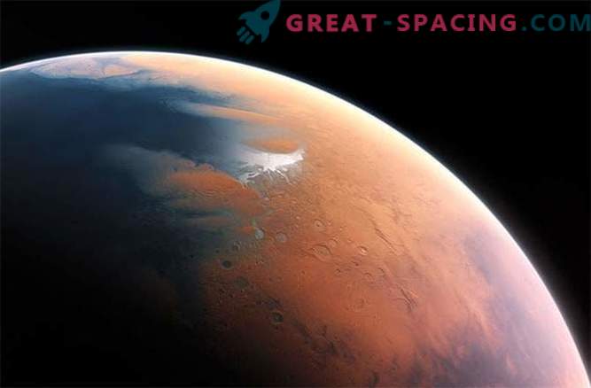 Nos tempos antigos, um enorme oceano da superfície de Marte evaporou no espaço