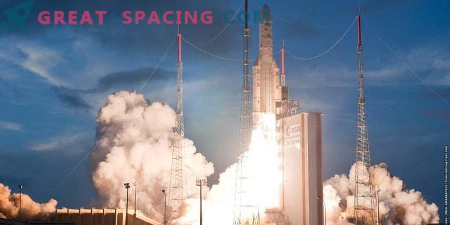 Ariane-5 startet mit europäischen Satelliten