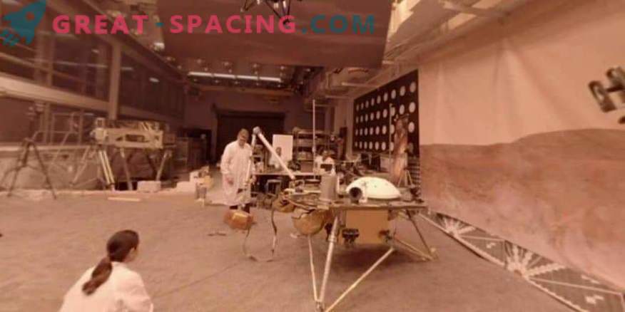 Tour do laboratório de testes do aparato marciano