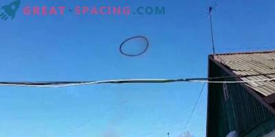 Un extraño anillo negro apareció sobre el cielo de Montana. Video