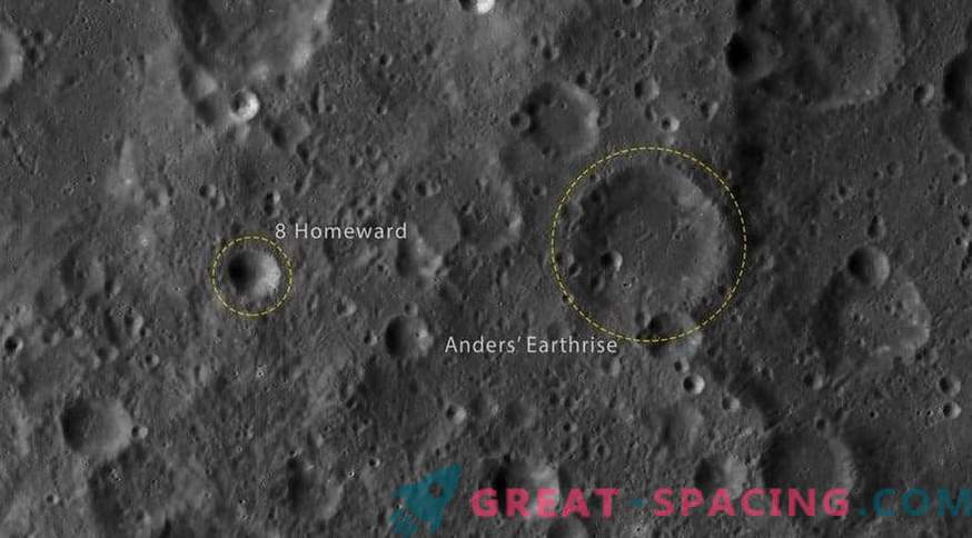 Crateras lunares nomeadas após Apollo 8