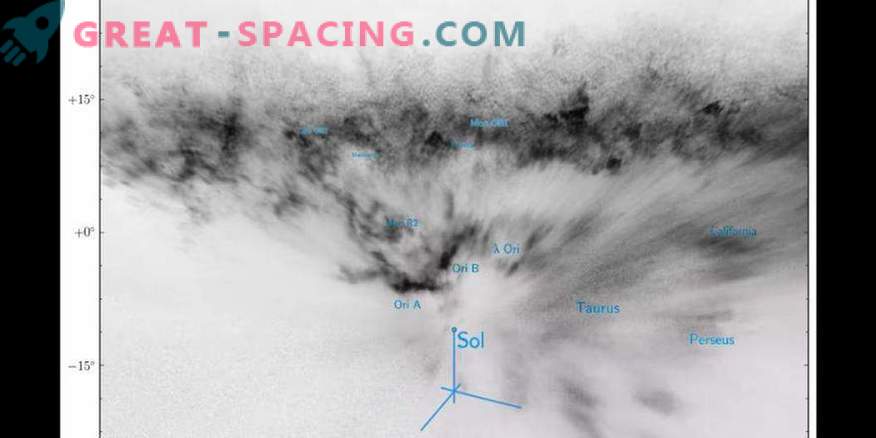 Vídeo da poeira cósmica da Via Láctea em 3D