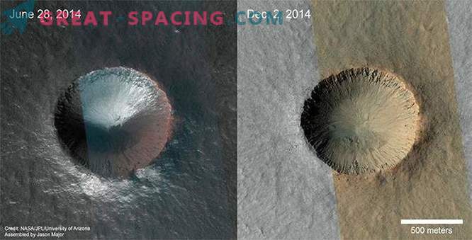 Uma inspeção minuciosa da espaçonave detectou mudanças em Marte