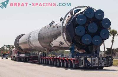Foguete SpaceX Falcon recebeu dano máximo