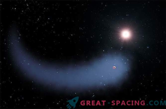 Cientistas descobriram um planeta quente com uma cauda de cometa gigante